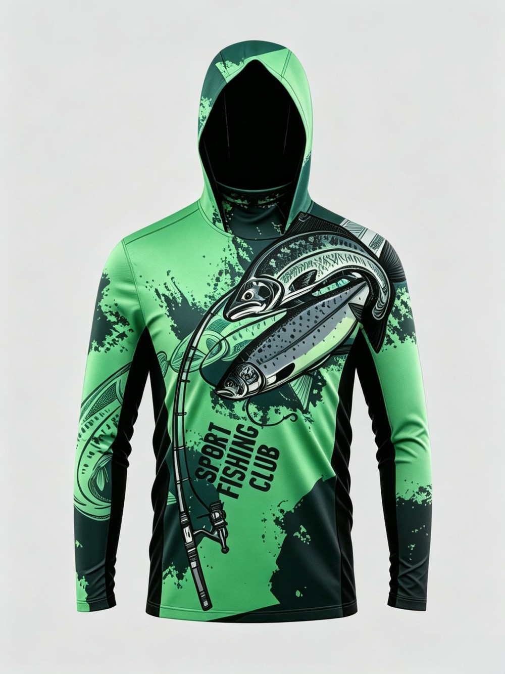 UPF50+ Camo Men Long Sleeve Fi - Fishing Hoodie review and price